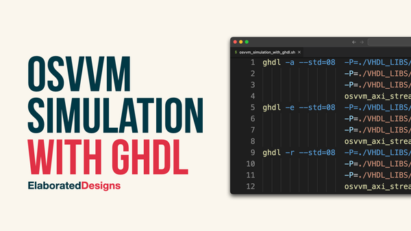 OSVVM Simulation with GHDL