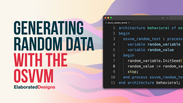 Generating Random Data with the OSVVM Randomization Library